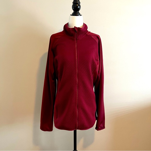 Columbia Full Zip Jacket Deep Maroon - size L - Picture 1 of 9